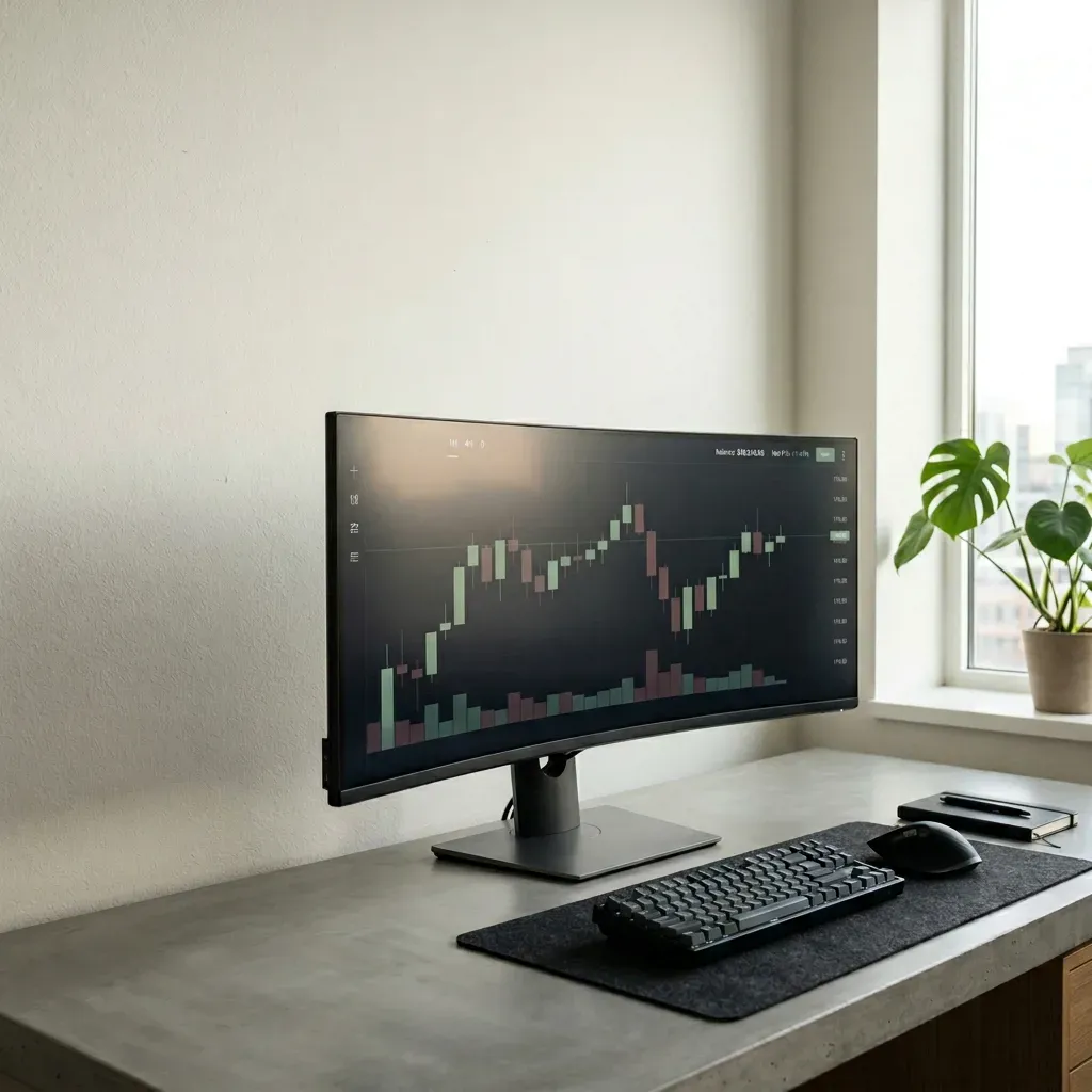 Биржевое приложение на телефоне